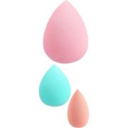 ilu Makeup Sponges Mini Medium Large 3 kpl