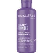 Lee Stafford Purple Toning Bleach Blondes Purple Toning Shampoo 2