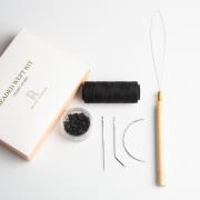 Rapunzel of Sweden Beaded weft kit Black