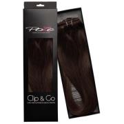 Poze Hairextensions Poze Clip&Go Aidot hiustenpidennykset 2B Dark