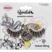 Lovelish Adhesive Eyelashes Velvet Wing
