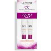 Lumene CC Color Correcting Cream SPF 20 Duo Set Light