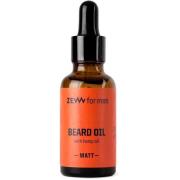 ZEW for Men Beard Oil with hemp oil matt 30 ml