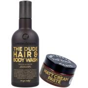 Waterclouds The Dude Hair & Body Wash 250 ml & Matt Cream Paste 1