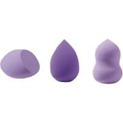 Smashit Cosmetics Triple Touch Beauty Sponges Purple