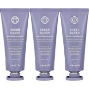 maria nila Sheer Silver Booster Masque 50 ml x 3