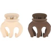 Mineas Haiclaws Set Of 2 Cream & Taupe Multicolored