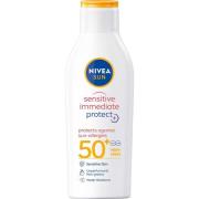 NIVEA SUN Sensitive Immediate Protect Sun Lotion SPF 50+  200 ml