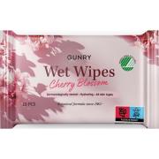 Gunry Wet Wipes Cherry Blossom 10 kpl
