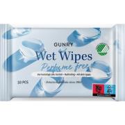 Gunry Wet Wipes Perfume Free  10 kpl