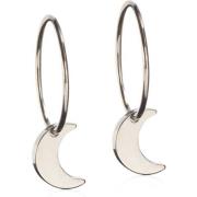 Blomdahl Natural Titanium Penda Pearl Drop 15 mm White