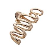 By Lyko Metallic Hair Claw Wave Golden