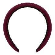 By Lyko Big Satin Padded Diadem Burgundy