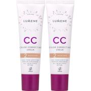 Lumene Bundle CC Color Correcting Cream SPF20 Medium x 2