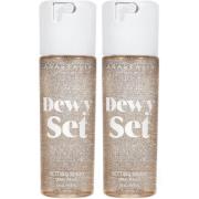 Anastasia Beverly Hills Bundle Dewy Set Setting Spray x 2