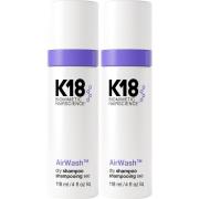 K18 Bundle AirWash Dry Shampoo Shampoo 118 ml x 2