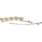 Corinne Hair Slider 5 Knots & Plain Gold