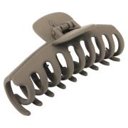 By Lyko Rubberized Rounded Hair Clip Brown