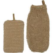 Meraki Sponge And Exfoliating Glove Jute