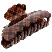 By Lyko Hair Claw Acrylic Quilted Brown