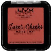NYX PROFESSIONAL MAKEUP Sweet Cheeks Creamy Powder Blush Matte Su