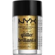 NYX PROFESSIONAL MAKEUP Face & Body Glitter - Gold