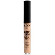 NYX PROFESSIONAL MAKEUP Can't Stop Won't Stop Concealer Natural