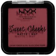 NYX PROFESSIONAL MAKEUP Sweet Cheeks Creamy Powder Blush Matte Ba