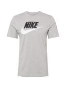 Nike Sportswear Paita 'Icon Futura'  meleerattu harmaa / musta / valko...