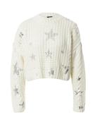 Nasty Gal Neulepaita  norsunluu / hopea