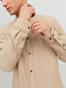 JACK & JONES Paita 'JJEBand'  meleerattu beige