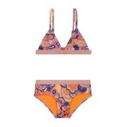 Shiwi Bikini 'Luna'  tummansininen / oranssi / offwhite