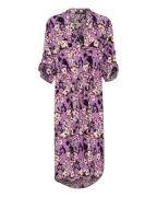 SOAKED IN LUXURY Mekko 'Zaya'  beige / vaaleanvioletti / tummanpunaine...