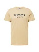 Tommy Jeans Paita 'ESSENTIAL'  hiekka / punainen / musta / valkoinen