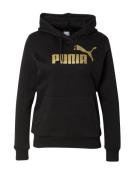 PUMA Urheilullinen collegepaita 'Essentials+'  kulta / musta