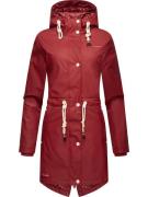 NAVAHOO Toiminnallinen takki 'Flower of Ocean'  verenpunainen / valkoi...