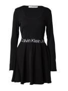 Calvin Klein Jeans Mekko  musta / valkoinen