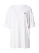 ADIDAS ORIGINALS Oversized paita 'Trefoil'  musta / valkoinen
