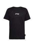Nike Sportswear Paita 'BIG SWOOSH'  hopeanharmaa / musta / valkoinen