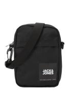 JACK & JONES Olkalaukku 'Jamie'  musta / valkoinen