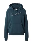Nike Sportswear Collegepaita  tummanvihreä / hopea