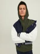 JACK & JONES Collegepaita 'Star'  oliivi