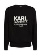 Karl Lagerfeld Neulepaita 'Rue St-Guillaume'  musta / valkoinen