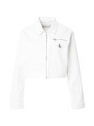 Calvin Klein Jeans Välikausitakki  musta / valkoinen denim