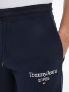 Tommy Jeans Plus Housut  laivastonsininen / valkoinen