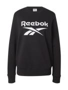 Reebok Urheilullinen collegepaita  musta / valkoinen