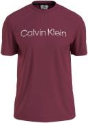 Calvin Klein Paita 'DEGRADE'  viininpunainen / valkoinen