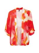 Vero Moda Curve Kimono 'Jade'  oranssi / kirkaanpunainen / pastellinpu...