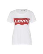 LEVI'S ® Paita 'The Perfect Tee'  punainen / offwhite