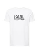 Karl Lagerfeld Paita  tummanharmaa / valkoinen